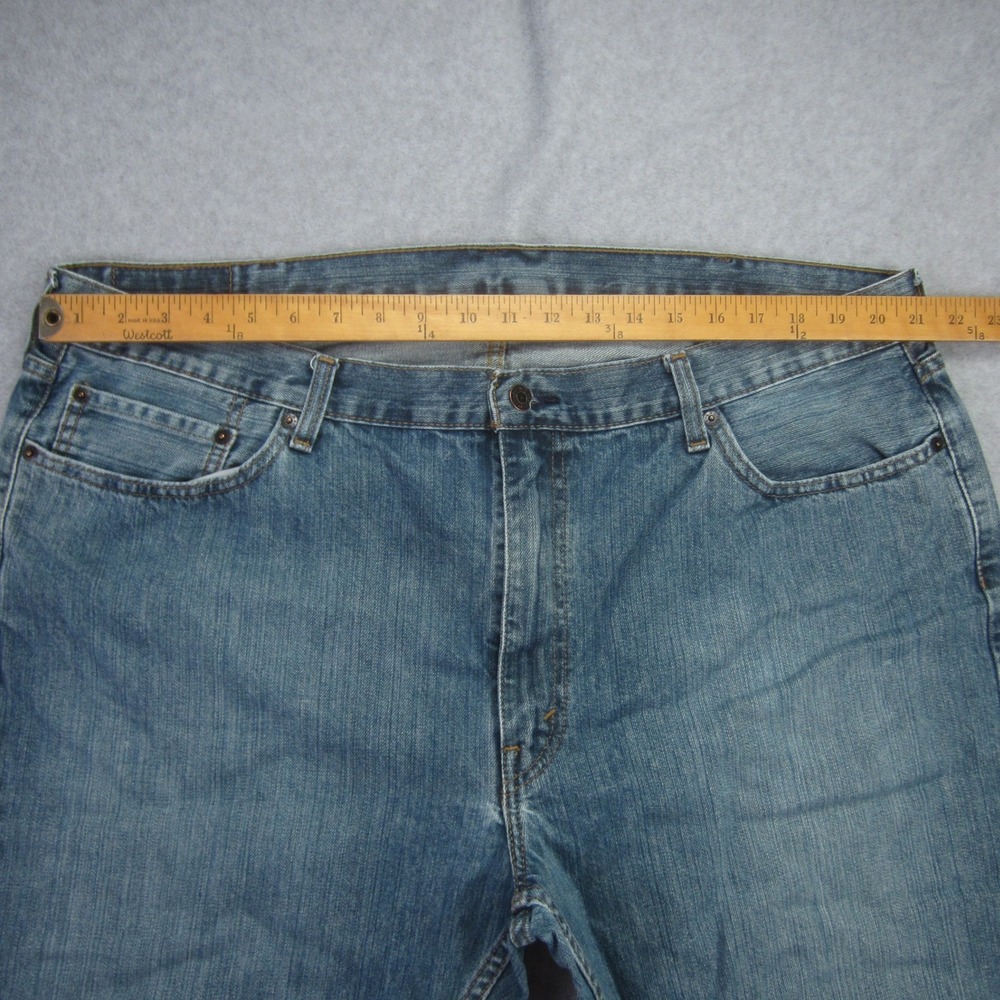 Levis 559 Jeans Mens 42x32 Blue Relaxed Straight Medium Wash Denim - Picture 7 of 16